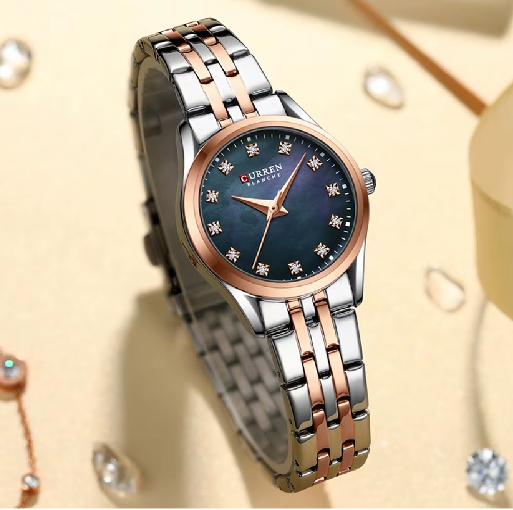 Reloj Curren 9111 Para Mujer Elegante